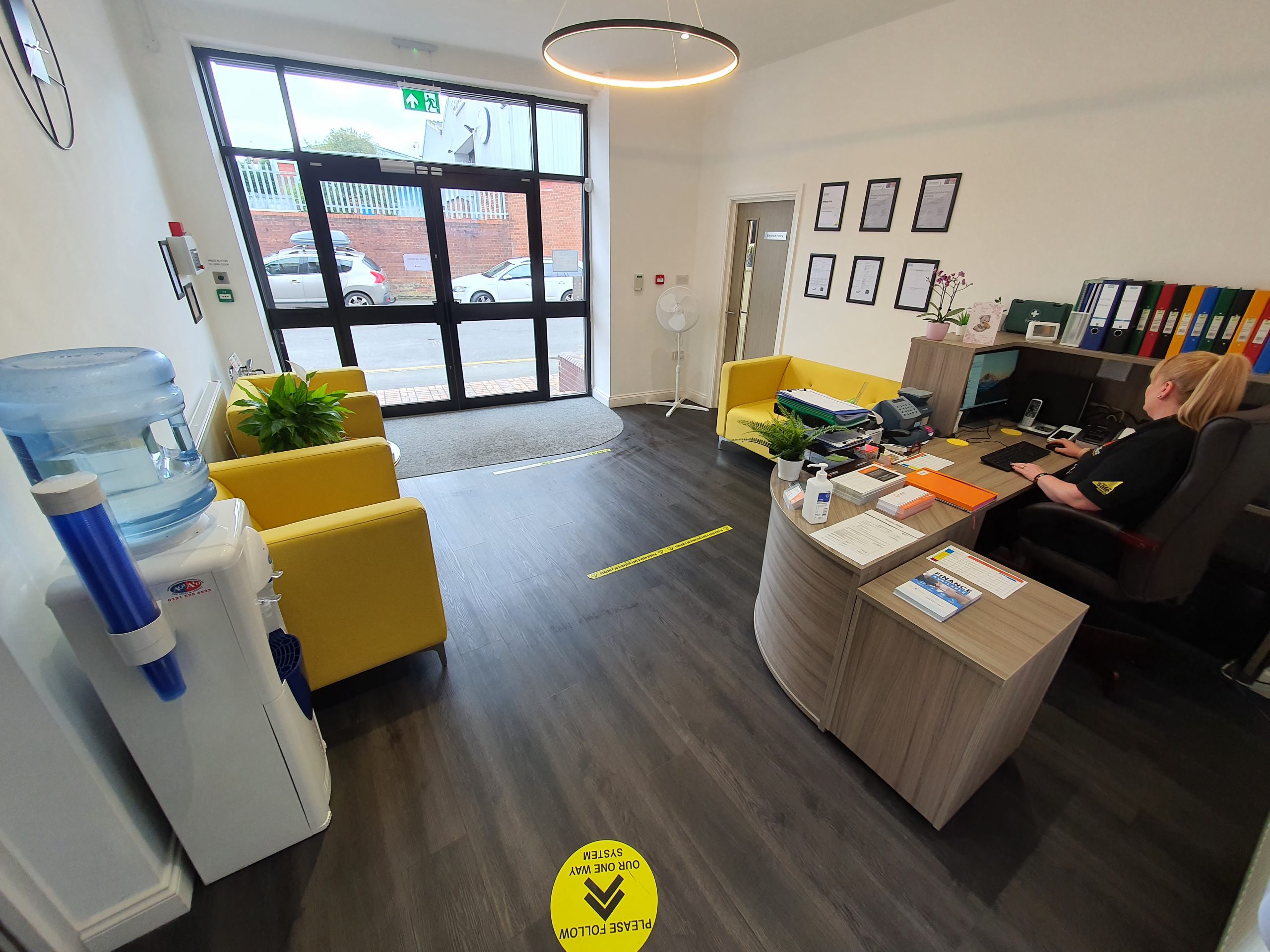 Gas and electrical training Gas and electrical training reception area